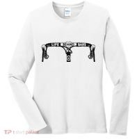 Cyclist Funny Biker Life Behind Bars Triathlon Bicycle Rider Women's Long Sleeve Shirt thumb 0