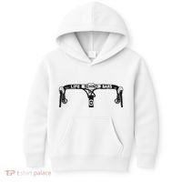 Cyclist Funny Biker Life Behind Bars Triathlon Bicycle Rider Kids Hoodie thumb 0