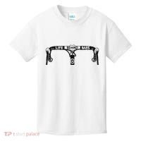 Cyclist Funny Biker Life Behind Bars Triathlon Bicycle Rider Kids T-Shirt thumb 0