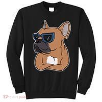 Cool French Bulldog Sunglasses Sweatshirt thumb 0