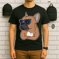 Cool French Bulldog Sunglasses T-Shirt thumb 6