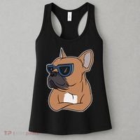 Cool French Bulldog Sunglasses Women's Tank Top thumb 3