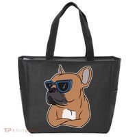 Cool French Bulldog Sunglasses Tote Bag thumb 0