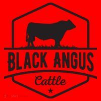 Cow Farmer Black Angus Cattle Santa Hat thumb 1
