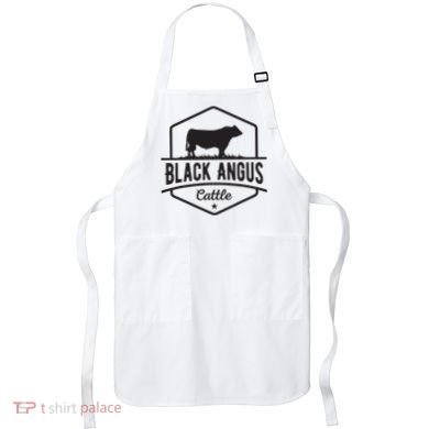 Cow Farmer Black Angus Cattle Apron