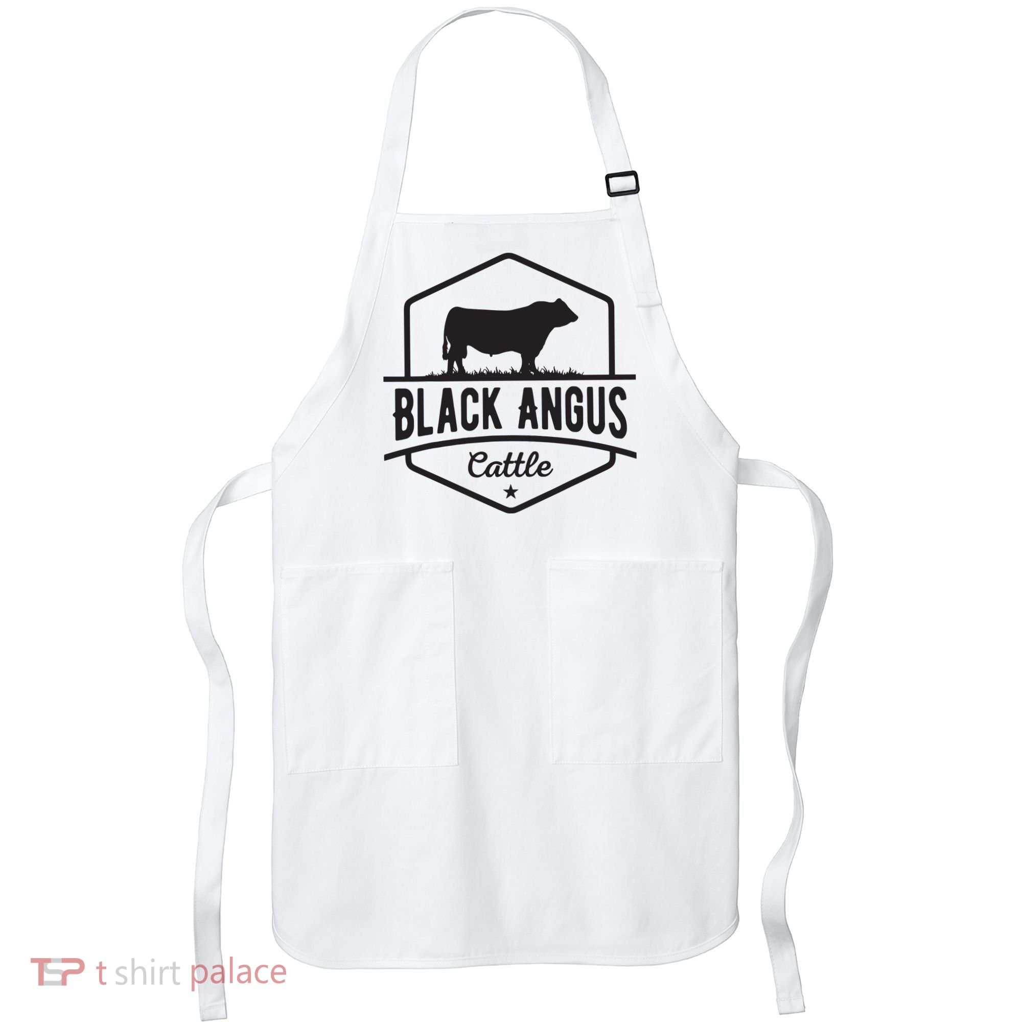 Cow Farmer Black Angus Cattle Apron