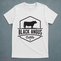 Cow Farmer Black Angus Cattle T-Shirt thumb 5