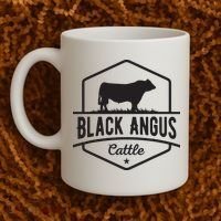 Cow Farmer Black Angus Cattle Coffee Mug thumb 2