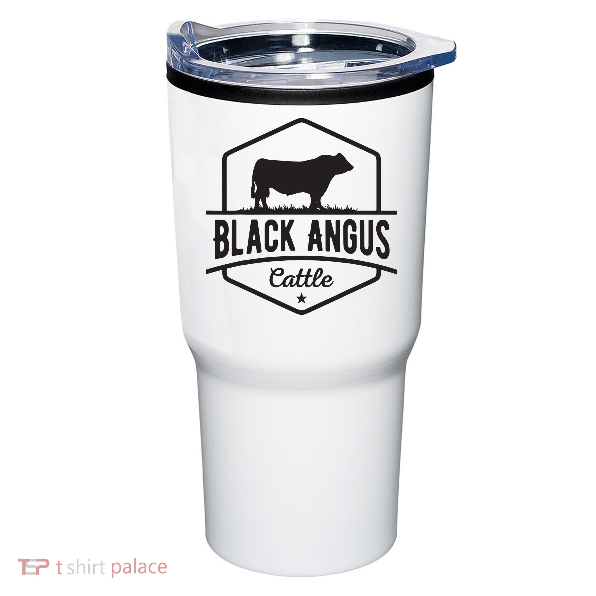Cow Farmer Black Angus Cattle Tumbler