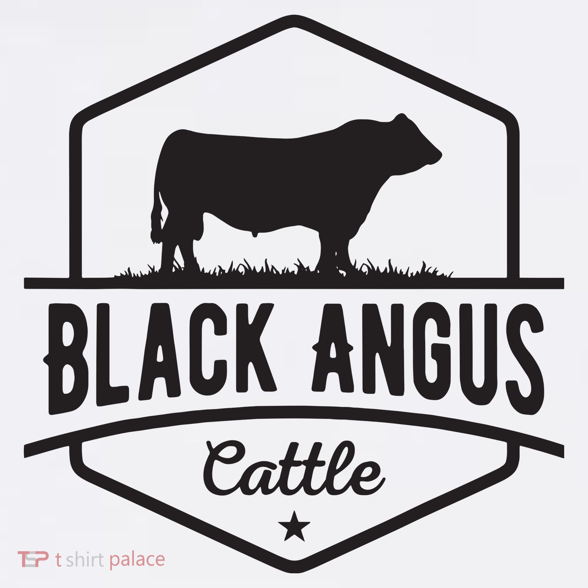 Cow Farmer Black Angus Cattle Mousepad