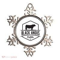 Cow Farmer Black Angus Cattle Ornament thumb 0