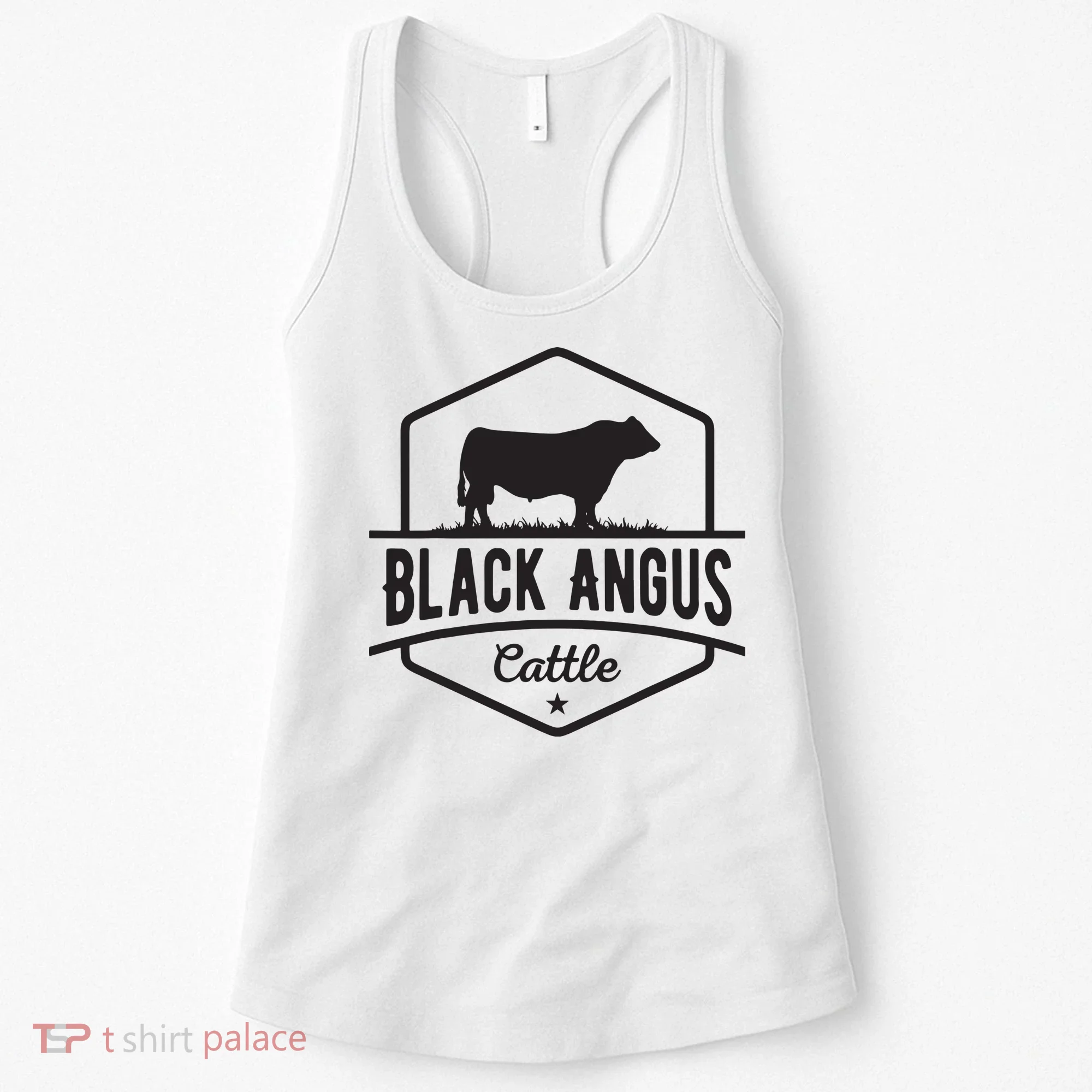 Cow Farmer Black Angus Cattle Women's Tank Top