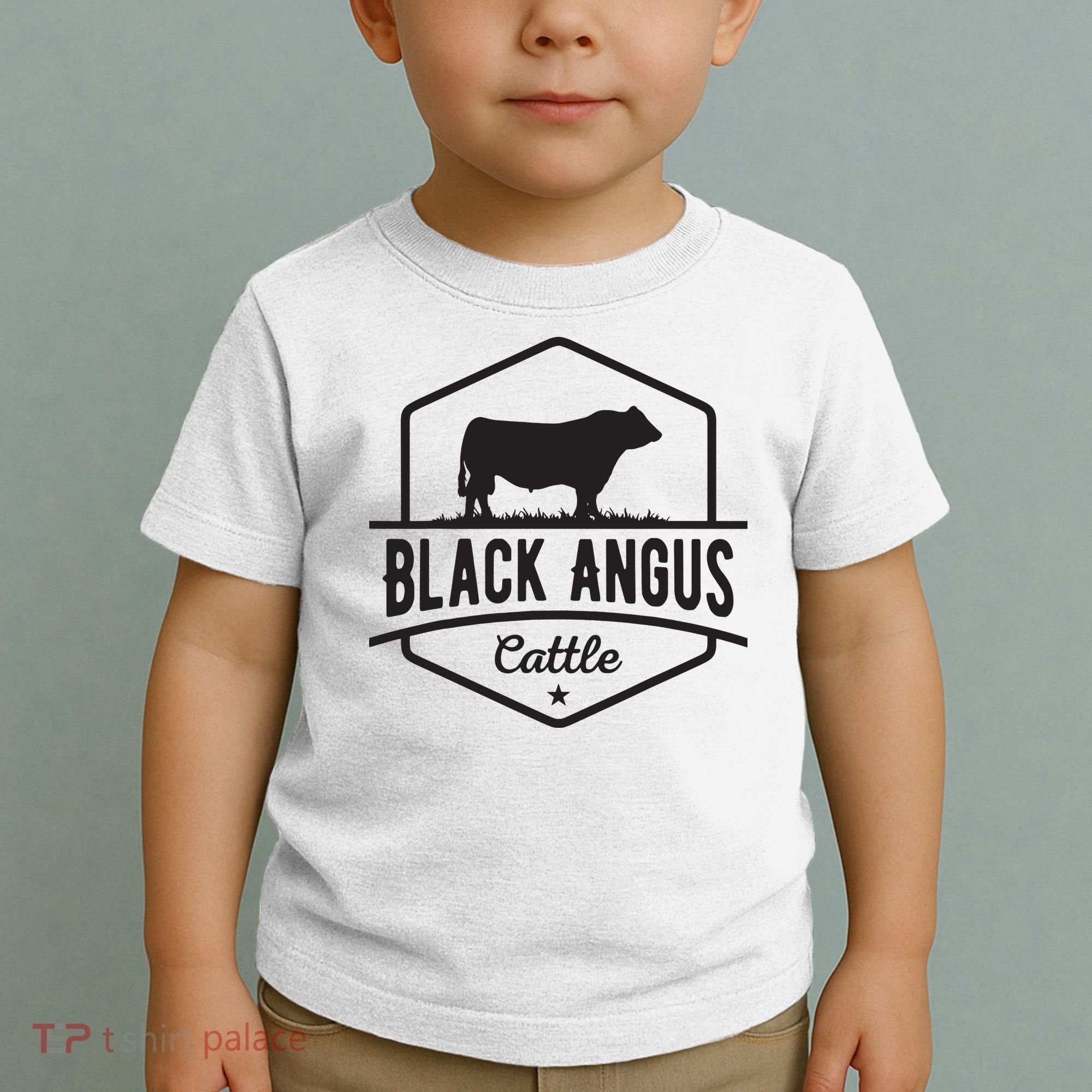 Cow Farmer Black Angus Cattle Toddler T-Shirt