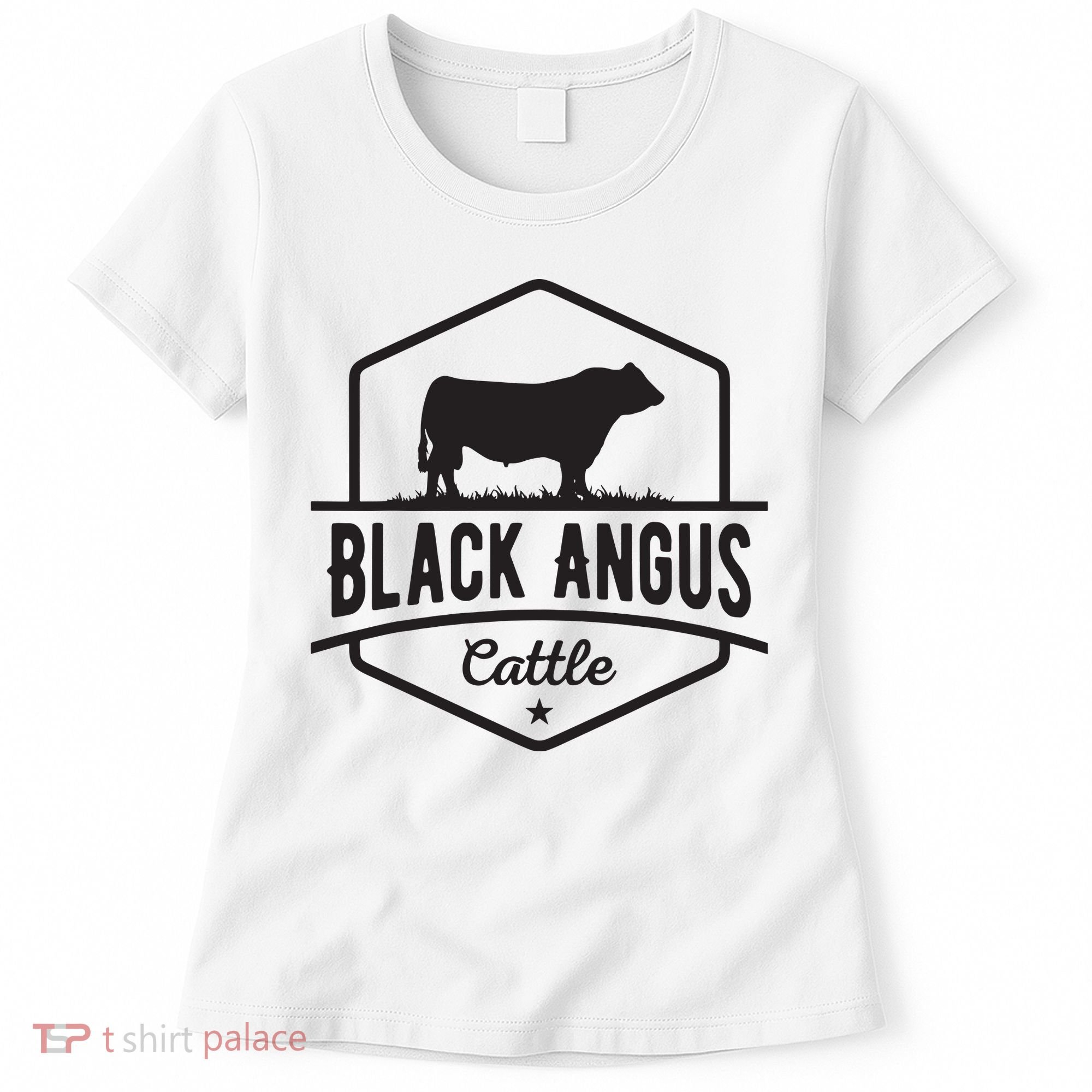 Cow Farmer Black Angus Cattle Women's T-Shirt