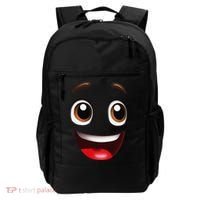 Cartoon Face Brown Eyes Backpack thumb 0