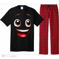 Cartoon Face Brown Eyes Pajama Set thumb 0
