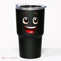 Cartoon Face Brown Eyes Tumbler thumb 0