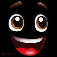 Cartoon Face Brown Eyes Baby Bodysuit thumb 2
