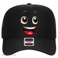 Cartoon Face Brown Eyes Hat thumb 0