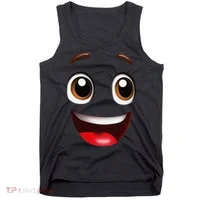 Cartoon Face Brown Eyes Tank Top thumb 0