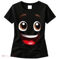 Cartoon Face Brown Eyes Women's T-Shirt thumb 0