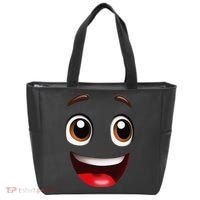 Cartoon Face Brown Eyes Tote Bag thumb 0
