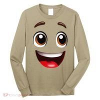 Cartoon Face Brown Eyes Long Sleeve Shirt thumb 0