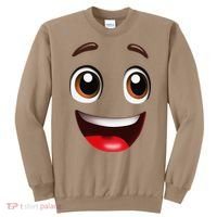 Cartoon Face Brown Eyes Sweatshirt thumb 0