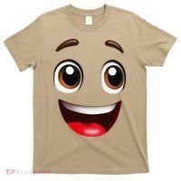 Cartoon Face Brown Eyes T-Shirt thumb 0