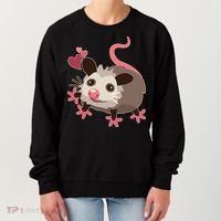 Cute Funny Baby Opossum Women's Sweatshirt thumb 0