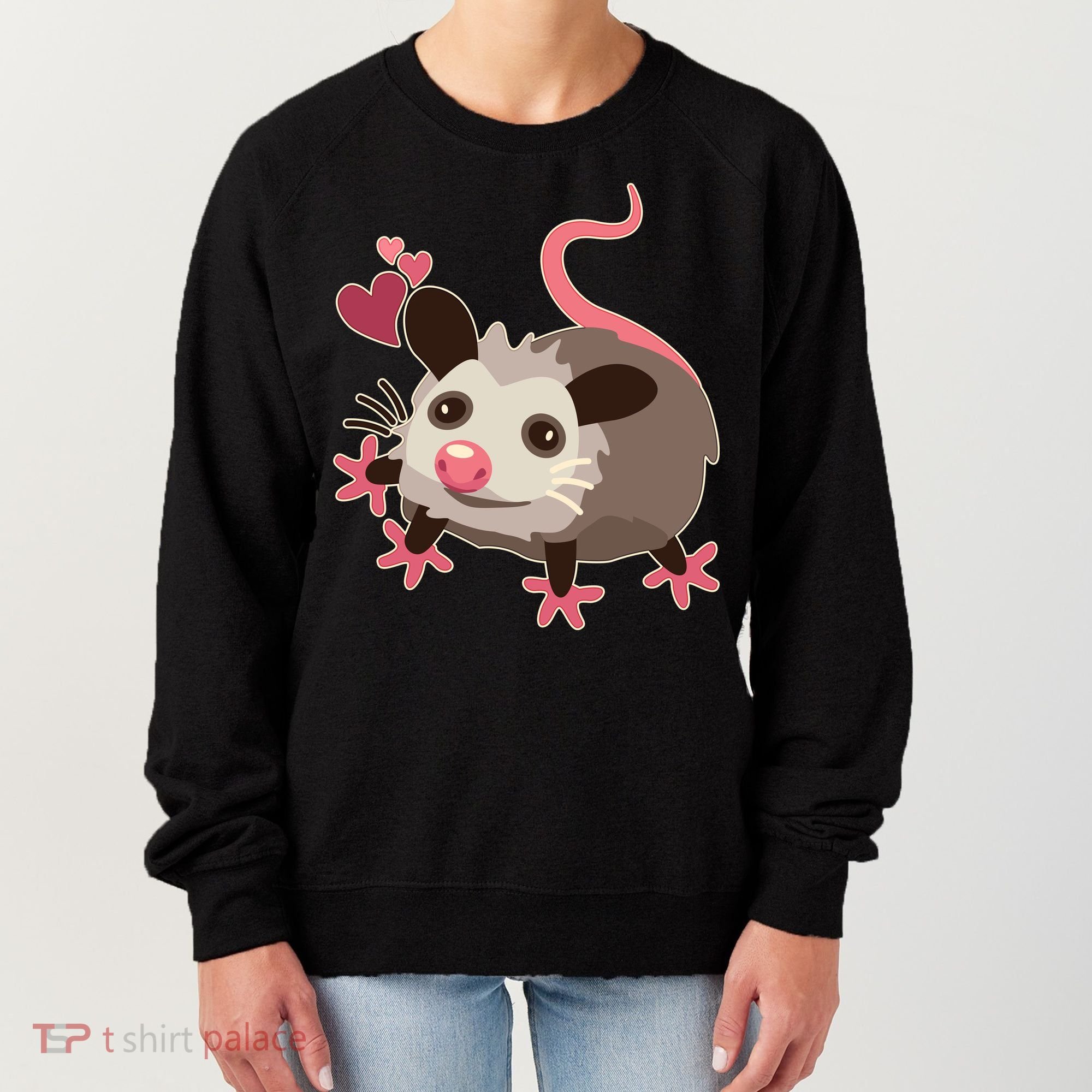 Cute Funny Baby Opossum Women's Sweatshirt