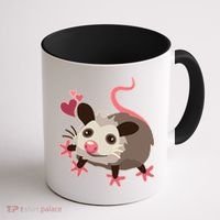 Cute Funny Baby Opossum Coffee Mug thumb 1