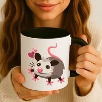Cute Funny Baby Opossum Coffee Mug thumb 3