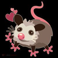 Cute Funny Baby Opossum Coaster thumb 2