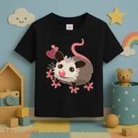 Cute Funny Baby Opossum Toddler T-Shirt thumb 3