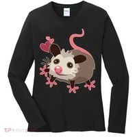 Cute Funny Baby Opossum Women's Long Sleeve Shirt thumb 0