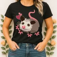 Cute Funny Baby Opossum Women's T-Shirt thumb 2