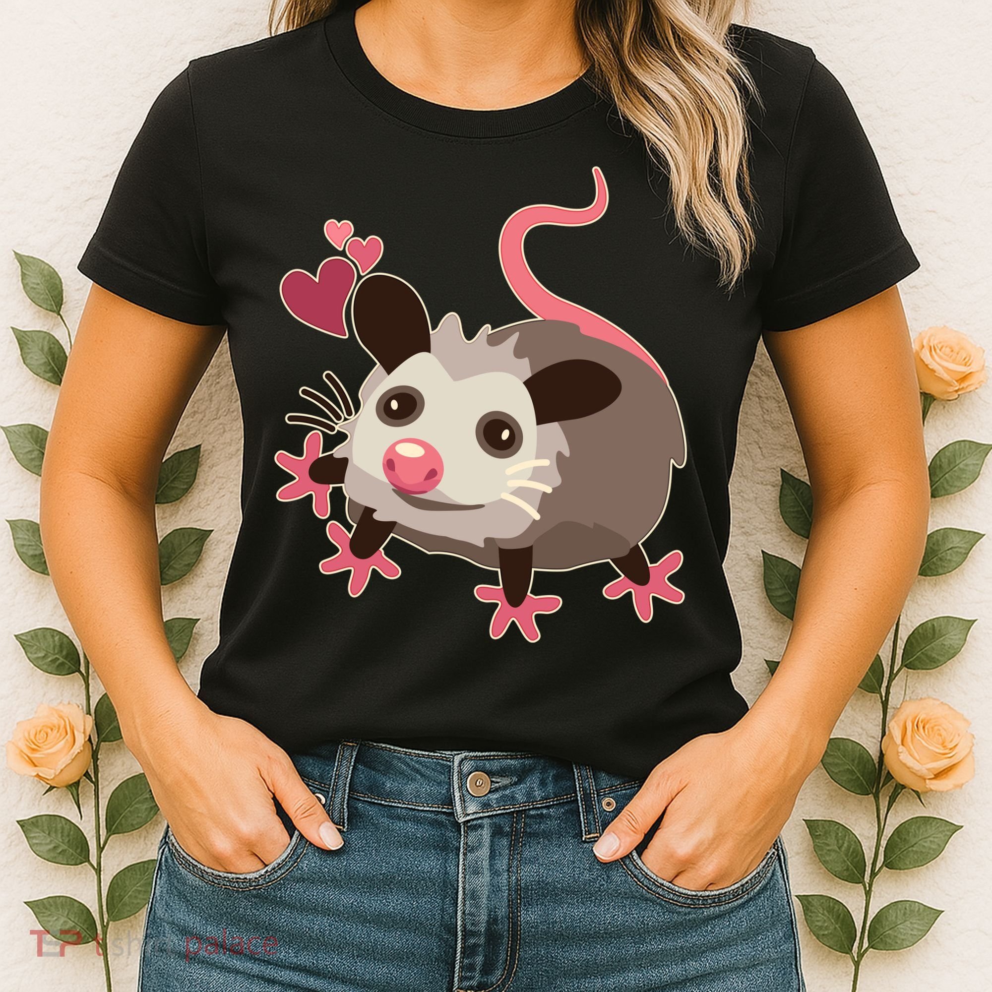 Cute Funny Baby Opossum Women's T-Shirt