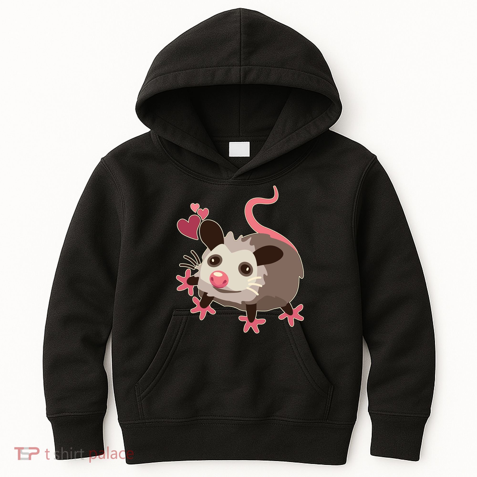 Cute Funny Baby Opossum Kids Hoodie