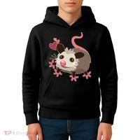 Cute Funny Baby Opossum Kids Hoodie thumb 4