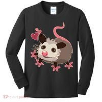 Cute Funny Baby Opossum Kids Long Sleeve Shirt thumb 0