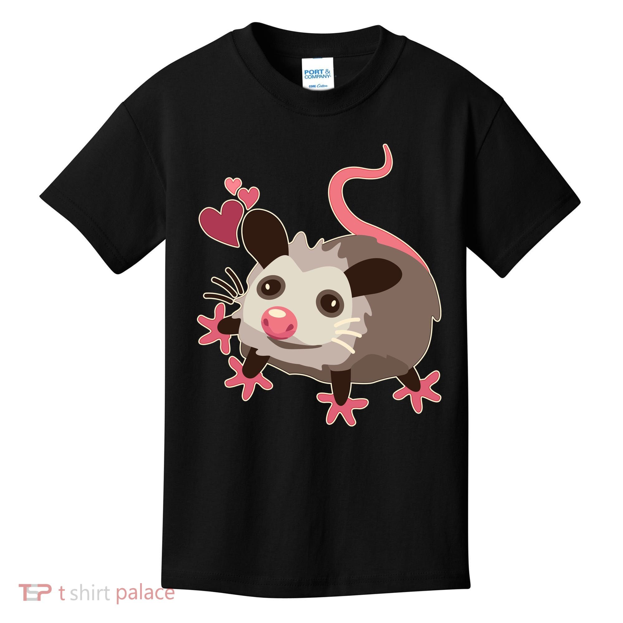Cute Funny Baby Opossum Kids T-Shirt