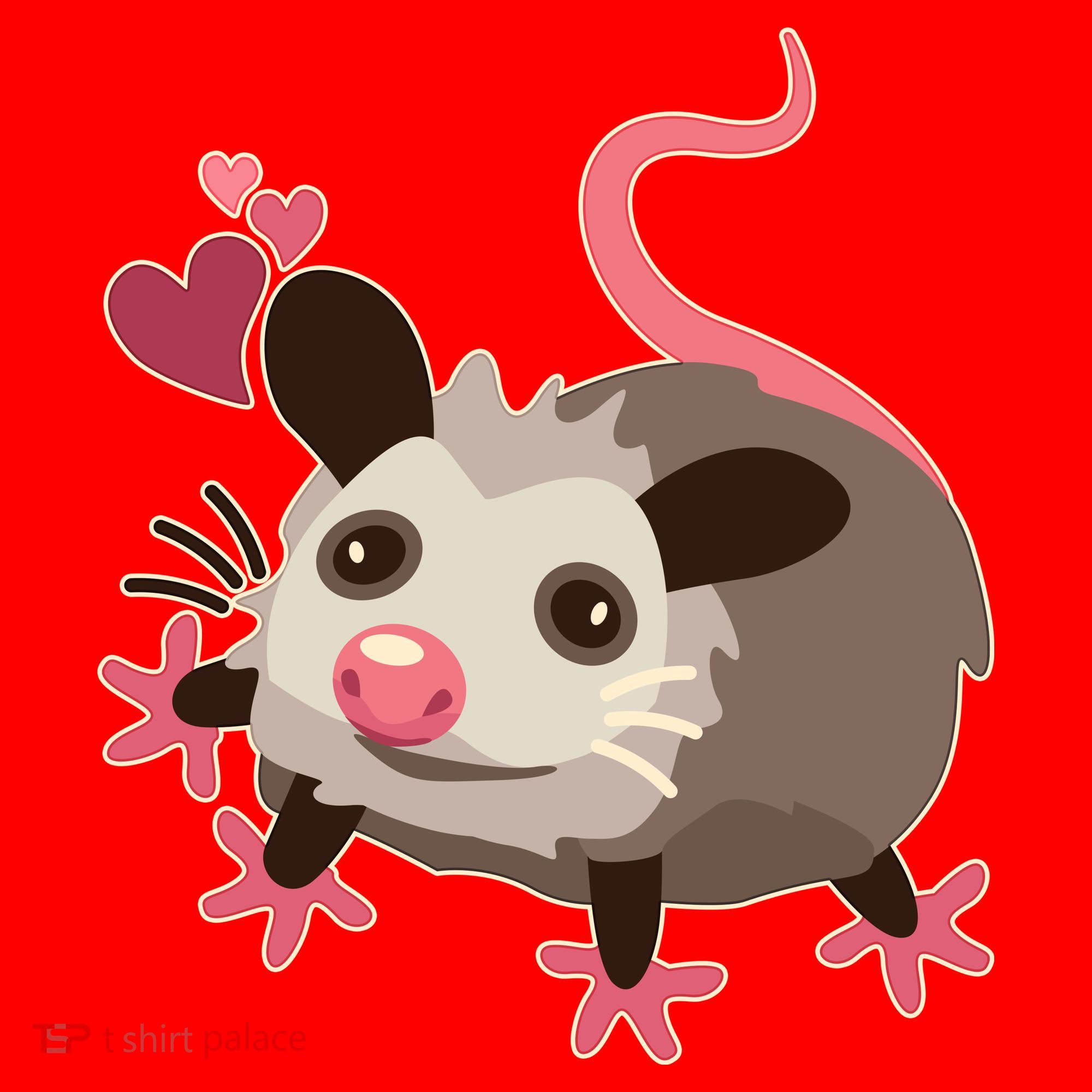 Cute Funny Baby Opossum Santa Hat