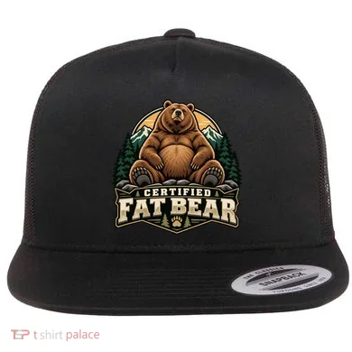 Certified Fat Bear Flat Bill Trucker Hat