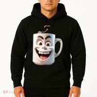 Crazy Face Coffee Character Hoodie thumb 2