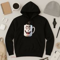 Crazy Face Coffee Character Hoodie thumb 3