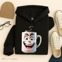 Crazy Face Coffee Character Hoodie thumb 4