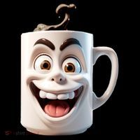 Crazy Face Coffee Character Pajama Set thumb 2