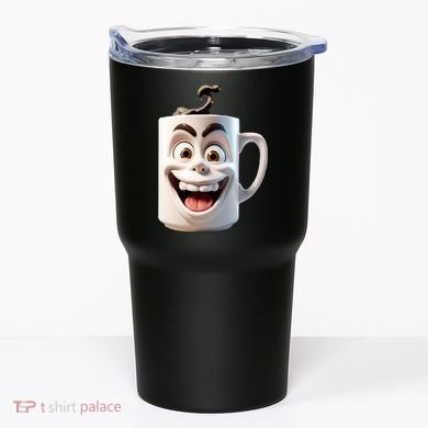 Crazy Face Coffee Character Tumbler