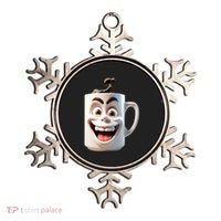 Crazy Face Coffee Character Ornament thumb 0